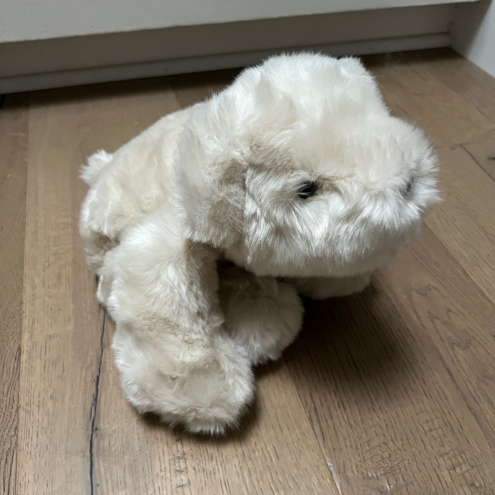 Vintage Pottery Barn Kids polar bear plush stuffed animal in perfect condition.